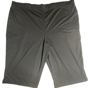 Woman Within Womens Size 36 W Plus Shorts New Black Classiccore Stretch Classic